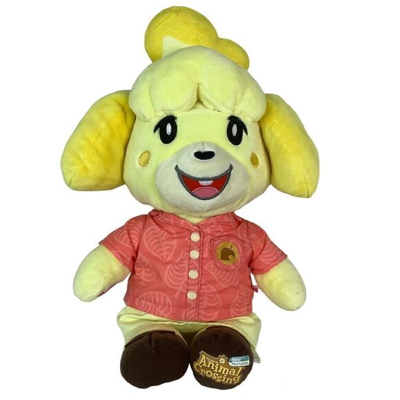 Animal Crossing New Horizons Build A Bear Isabelle in Summer Outfit Yellow 21” - Picture 1 of 12